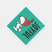 Erdnüsse | Snoopy Winter Beanie Cap Serviette (Ecke)