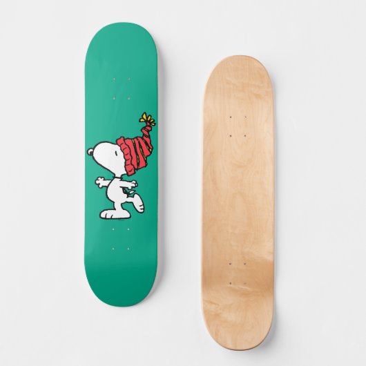 Erdnüsse | Snoopy Winter Beanie Cap Skateboard (Vorderseite)
