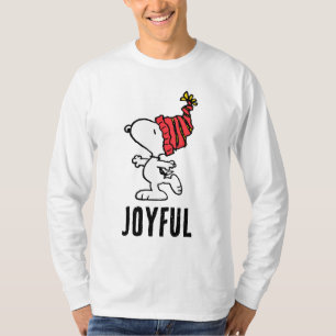 Erdnüsse Snoopy Winter Beanie Cap T-Shirt