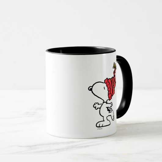 Erdnüsse | Snoopy Winter Beanie Cap Tasse (VorderseiteRechts)