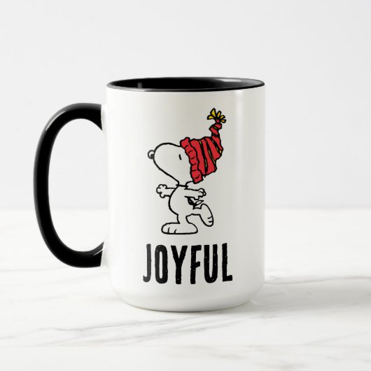 Erdnüsse | Snoopy Winter Beanie Cap Tasse (Links)