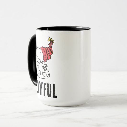 Erdnüsse | Snoopy Winter Beanie Cap Tasse (Vorderseite Links)