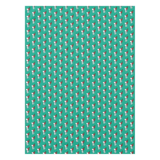 Erdnüsse | Snoopy Winter Beanie Cap Tischdecke (Vorderseite)