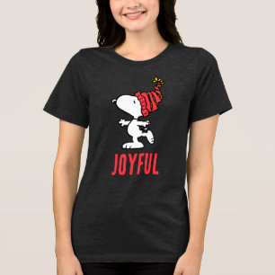 Erdnüsse   Snoopy Winter Beanie Cap Tri-Blend Shirt