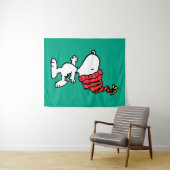 Erdnüsse | Snoopy Winter Beanie Cap Wandteppich (Beispiel (Horizontal))