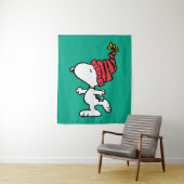 Erdnüsse | Snoopy Winter Beanie Cap Wandteppich (Beispiel)