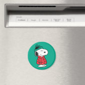 Erdnüsse | Snoopy Winter Coat & Hat Magnet (In Situ (Geschirrspüler))
