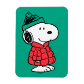 Erdnüsse | Snoopy Winter Coat & Hat Magnet (Vertikal)