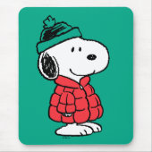 Erdnüsse | Snoopy Winter Coat & Hat Mousepad (Vorne)