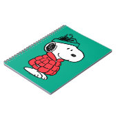 Erdnüsse | Snoopy Winter Coat & Hat Notizblock (Linke Seite)
