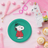 Erdnüsse | Snoopy Winter Coat & Hat Pappteller (Party)