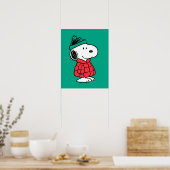 Erdnüsse | Snoopy Winter Coat & Hat Poster (Küche)