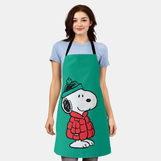 Erdnüsse | Snoopy Winter Coat & Hat Schürze (Getragen)