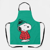 Erdnüsse | Snoopy Winter Coat & Hat Schürze (Vorderseite)