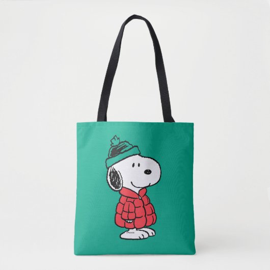 Erdnüsse | Snoopy Winter Coat & Hat Tasche (Vorderseite)