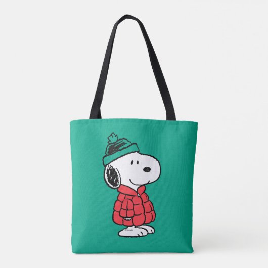 Erdnüsse | Snoopy Winter Coat & Hat Tasche (Rückseite)
