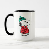 Erdnüsse | Snoopy Winter Coat & Hat Tasse (Links)