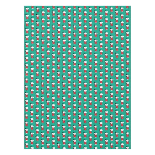 Erdnüsse | Snoopy Winter Coat & Hat Tischdecke (Vorderseite)