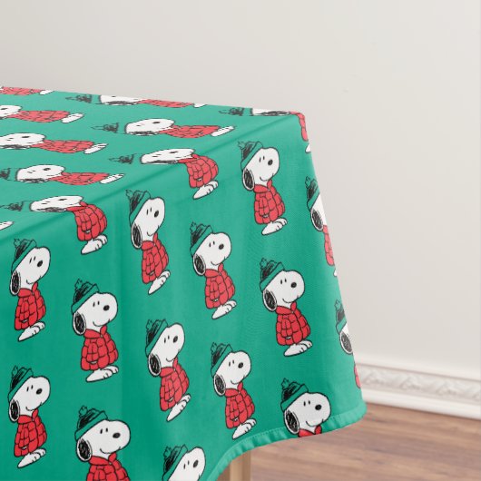 Erdnüsse | Snoopy Winter Coat & Hat Tischdecke (Beispiel)