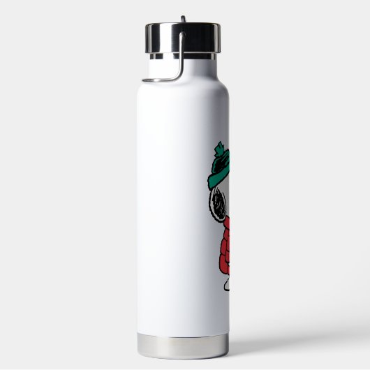 Erdnüsse | Snoopy Winter Coat & Hat Trinkflasche (rechts)