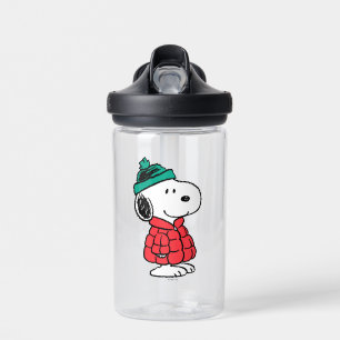 Erdnüsse   Snoopy Winter Coat & Hat Trinkflasche