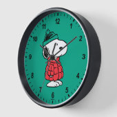 Erdnüsse | Snoopy Winter Coat & Hat Uhr (Winkel)