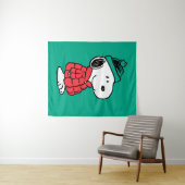 Erdnüsse | Snoopy Winter Coat & Hat Wandteppich (Beispiel (Horizontal))