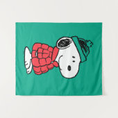 Erdnüsse | Snoopy Winter Coat & Hat Wandteppich (Vorderseite (Horizontal))