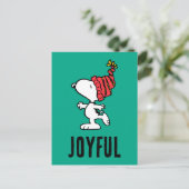 Erdnüsse | Snoopy Winter Frohe Weihnachten (Stehend Vorderseite)