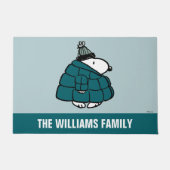 Erdnüsse | Snoopy Winter Puffer Jacket Fußmatte (Vorderseite)