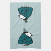 Erdnüsse | Snoopy Winter Puffer Jacket Geschirrtuch (Vertikal)