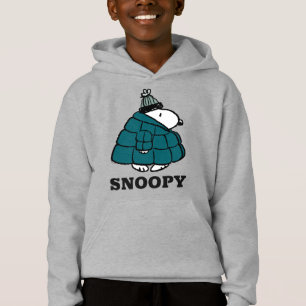 Erdnüsse Snoopy Winter Puffer Jacket Hoodie