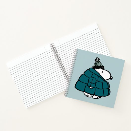 Erdnüsse | Snoopy Winter Puffer Jacket Notizblock (Innenseite)