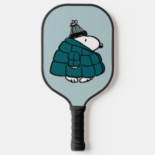 Erdnüsse Snoopy Winter Puffer Jacket Pickleball Schläger