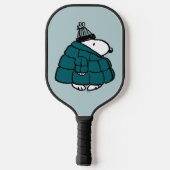Erdnüsse | Snoopy Winter Puffer Jacket Pickleball Schläger (Rückseite)