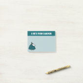 Erdnüsse | Snoopy Winter Puffer Jacket Post-it Klebezettel (Auf Schreibtisch)