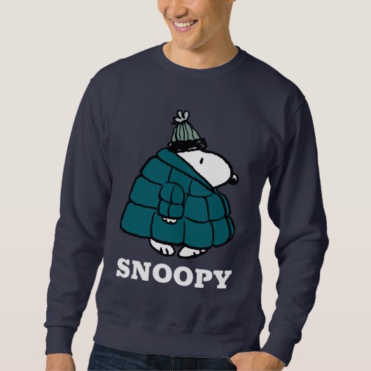 Erdnüsse | Snoopy Winter Puffer Jacket Sweatshirt (Vorderseite)