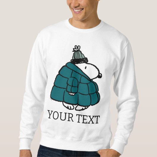 Erdnüsse | Snoopy Winter Puffer Jacket Sweatshirt (Vorderseite)