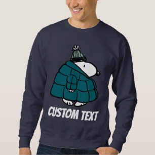 Erdnüsse Snoopy Winter Puffer Jacket Sweatshirt