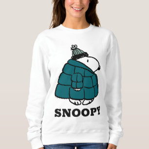 Erdnüsse Snoopy Winter Puffer Jacket Sweatshirt
