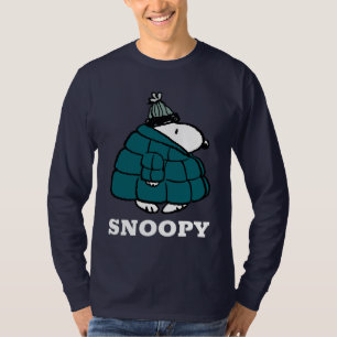 Erdnüsse   Snoopy Winter Puffer Jacket T-Shirt