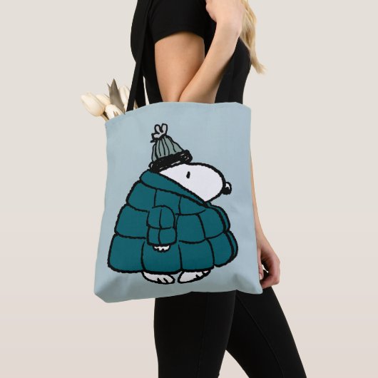 Erdnüsse | Snoopy Winter Puffer Jacket Tasche (Von Nahem)