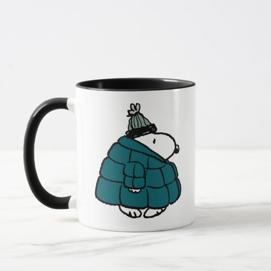 Erdnüsse | Snoopy Winter Puffer Jacket Tasse (Links)