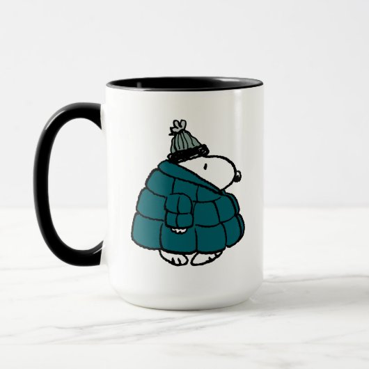 Erdnüsse | Snoopy Winter Puffer Jacket Tasse (Links)
