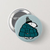 Erdnüsse | Snoopy Winter Puffy Jacket Button (Vorne & Hinten)