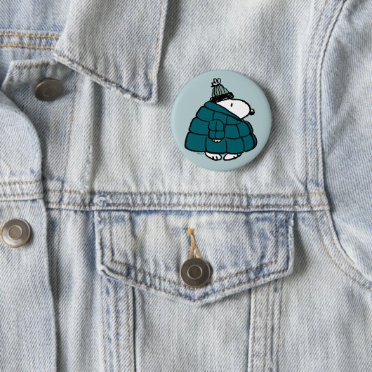 Erdnüsse | Snoopy Winter Puffy Jacket Button (Beispiel)