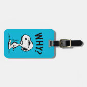 Erdnüsse | Snoopy Wonders Warum? Gepäckanhänger (Vorderseite horizontal)