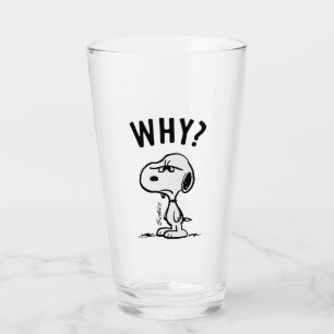 Erdnüsse Snoopy Wonders Warum? Glas