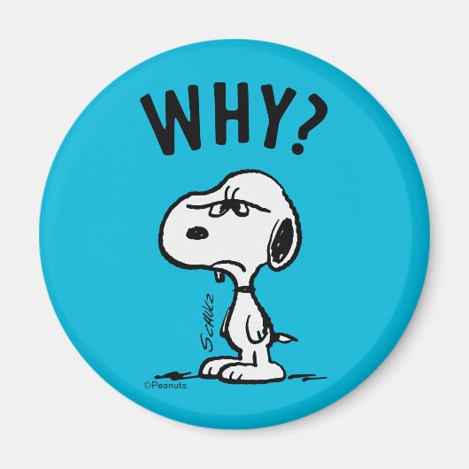 Erdnüsse | Snoopy Wonders Warum? Magnet (Vorne)