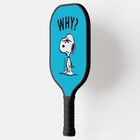Erdnüsse | Snoopy Wonders Warum? Pickleball Schläger (Links)